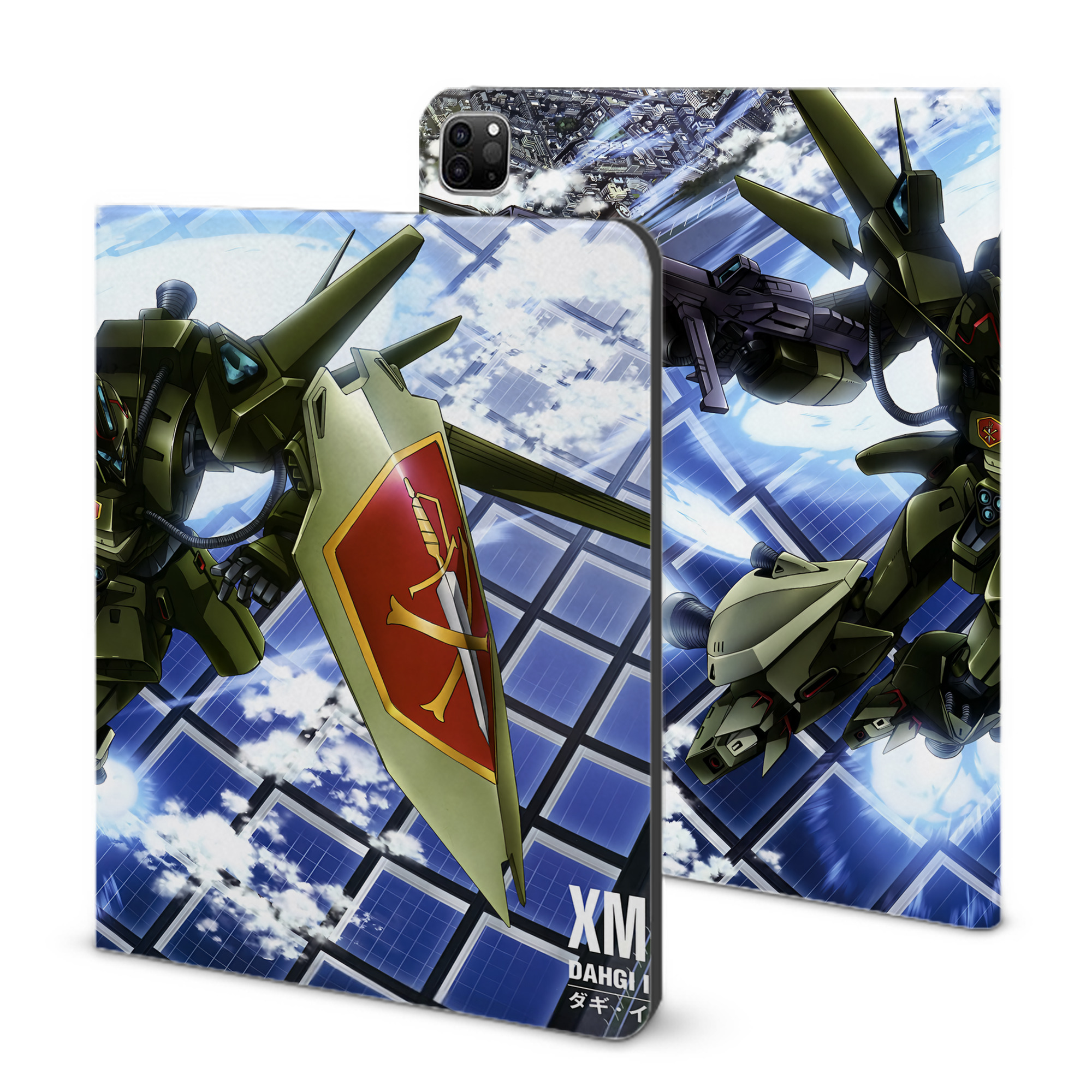 （画像用） 機動戦士ガンダム Mobile Suit Gundam IPad ケース ブック型 PUレザー TPU 耐衝撃 軽量 薄型 ペン収納なし 全面保護 IPad 各モデル対応